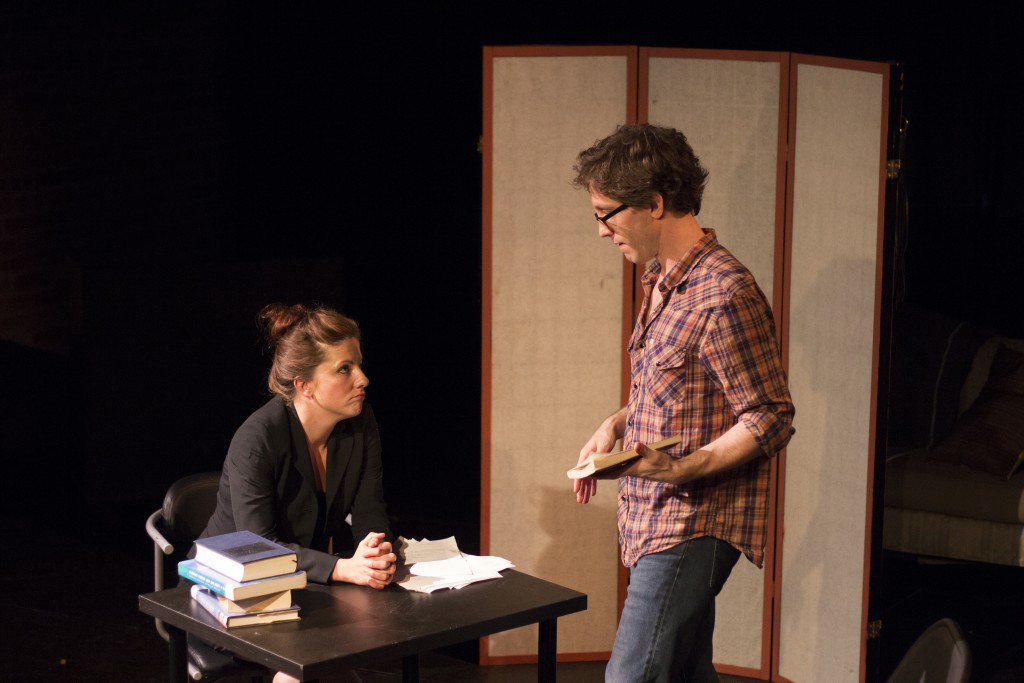 In Extremis Theater Company presents Happy, written by Liz Thaler and directed by Lauren Miller, photo by Clark Kim