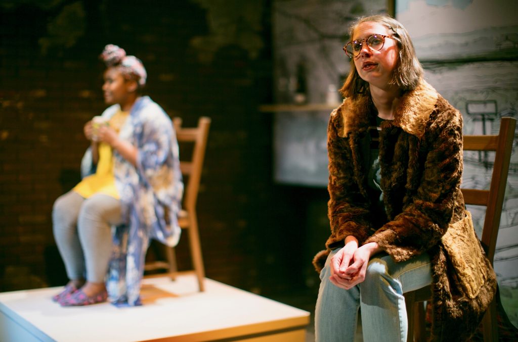 Dutch Kills Theater Company presents THE PROVIDENCE OF NEIGHBORING BODIES, written by Jess Ann Douglass, directed by Jess Chayes, photo by Christopher Genovese