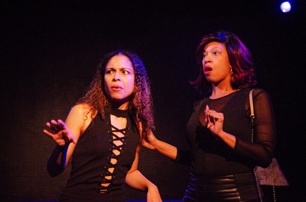 FRIGID New York presents the 2024 Fire This Time Festival, "Why Jamira Gotta Do All Da Werk?," written by Nia Akilah Robinson, directed by Cezar Williams, at The Wild Project, photo by Garlia Jones