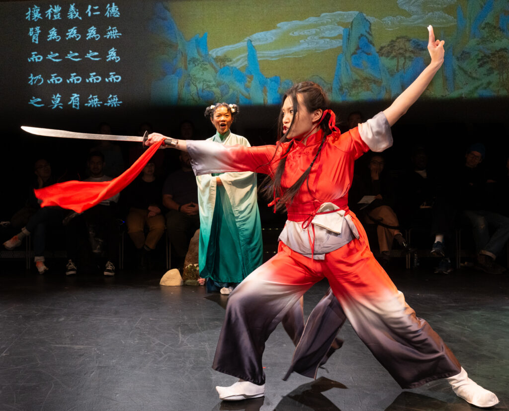 Pan Asian Repertory Theatre presents WARRIOR SISTERS OF WU, written by Damon Chua, directed by Jeff Liu, photo by Russ Rowland