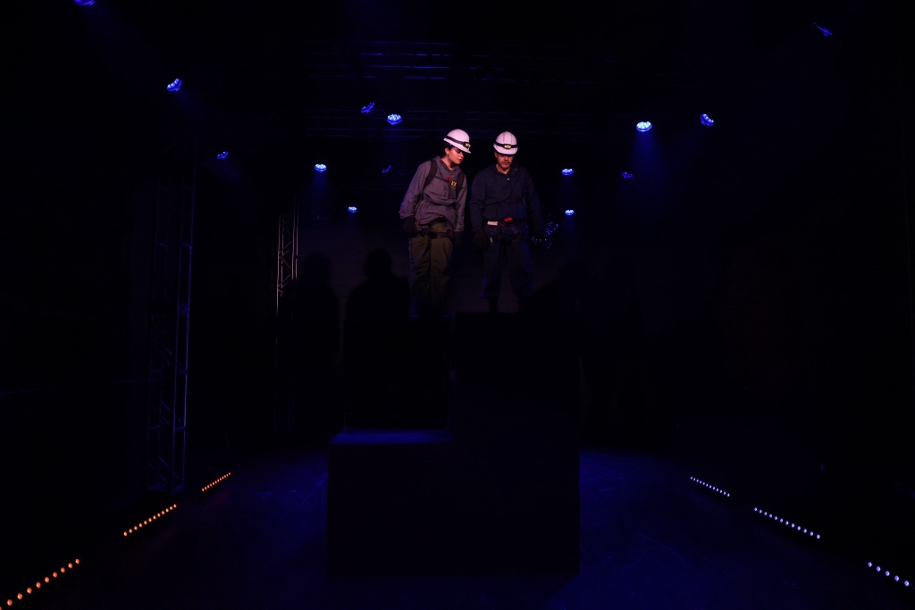 New Relic Theatre presents IN THE MOUTH OF THE BEAST, written by Baylee Shlichtman, directed by Eliza Palter, at MITU 580, photo by Jennifer Loo