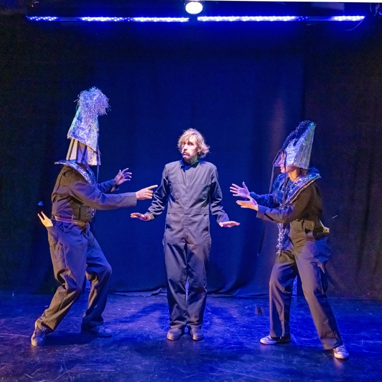 DIMENSION ZERO by Boxcutter Collective, presented at HERE Arts Center, photo by Richard Termine