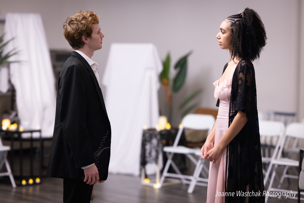 Frayed Knot Collective presents HELEN IN HER HOMELAND, written by Alexandra Haddad, directed by Jessica Wastchak, at Loft Story Brooklyn, photo by @jowastchak