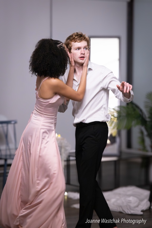 Frayed Knot Collective presents HELEN IN HER HOMELAND, written by Alexandra Haddad, directed by Jessica Wastchak, at Loft Story Brooklyn, photo by @jowastchak