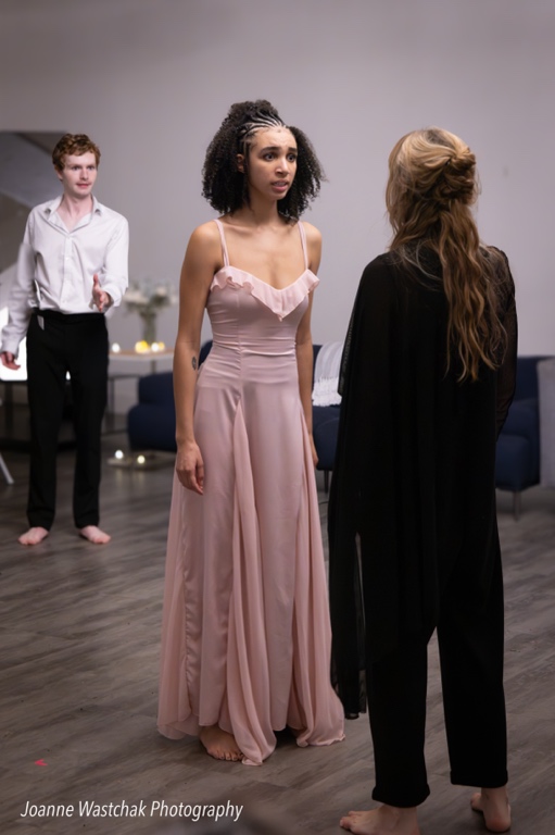 Frayed Knot Collective presents HELEN IN HER HOMELAND, written by Alexandra Haddad, directed by Jessica Wastchak, at Loft Story Brooklyn, photo by @jowastchak