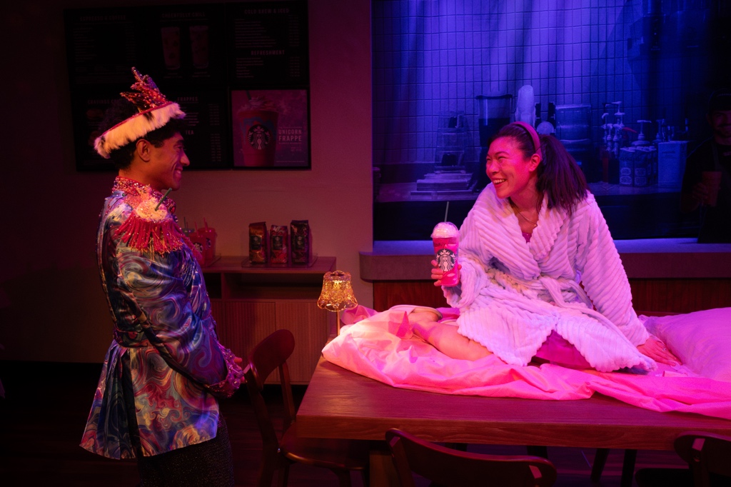 I WANTTT A UNICORN FRAPPE!!! by Catherine Weingarten directed by Alex Tobey at The Tank NYC, photo by HanJie Chow