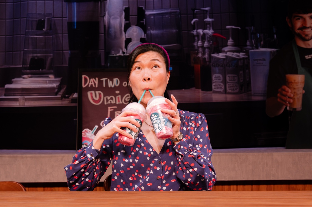 I WANTTT A UNICORN FRAPPE!!! by Catherine Weingarten directed by Alex Tobey at The Tank NYC, photo by HanJie Chow